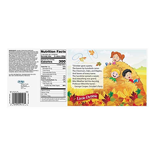 Little Debbie Fall Party Chocolate Cakes - Pack of 2