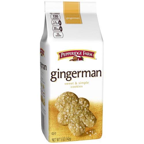 Pepperidge Farm Cookies, Homestyle, Gingerman, 5 oz, (pack of 2)