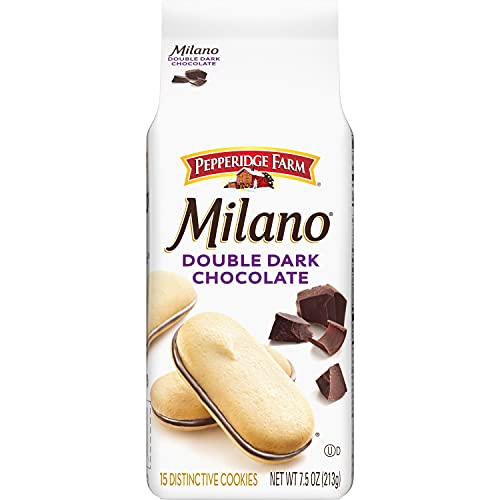 Pepperidge Farm Milano Double Dark Chocolate Cookies, 7.5 oz. Bag
