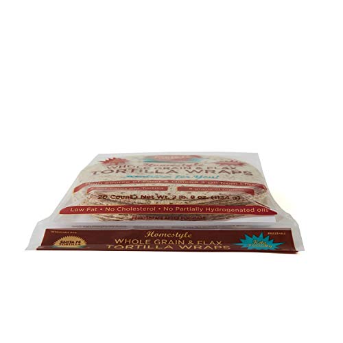 Santa Fe Tortilla Company Homestyle Whole Grain & Flax Tortilla Wraps 20 ct. A1