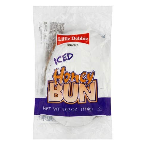 Little Debbie Iced Honey Buns 12 Count (6 Boxes)