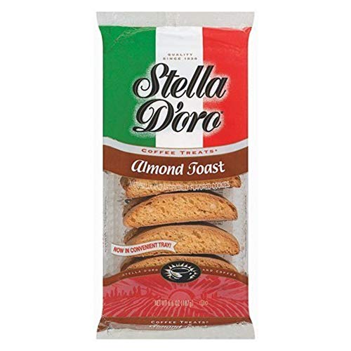 Stella D'oro, Almond Toast, 6.6oz Bag (Pack of 6) by Stella D'oro