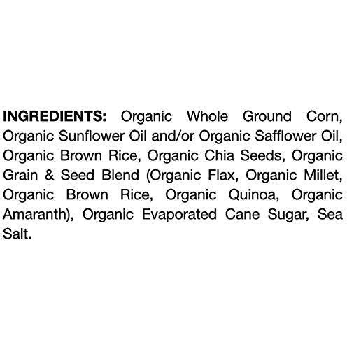 Late July Snacks Organic Multigrain Tortilla Chips Gluten Free Sea Salt By The Seashore - 6 oz (Pack 2 6oz)