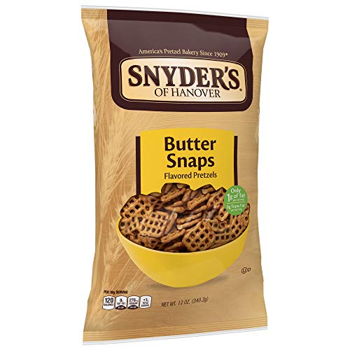 Snyder's of Hanover, Butter Snaps Pretzels, 12 Ounce (3 Bags)