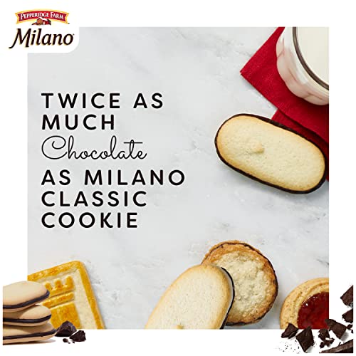 Pepperidge Farm Milano Cookies, Double Dark Chocolate, 7.5 Ounce (Pack of 3)