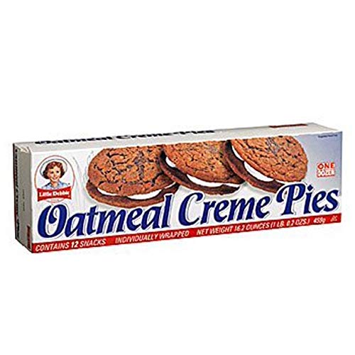 Little Debbie Snacks Oatmeal Creme Pies, 12-Count Box (CASE of 16 boxes) by Little Debbie