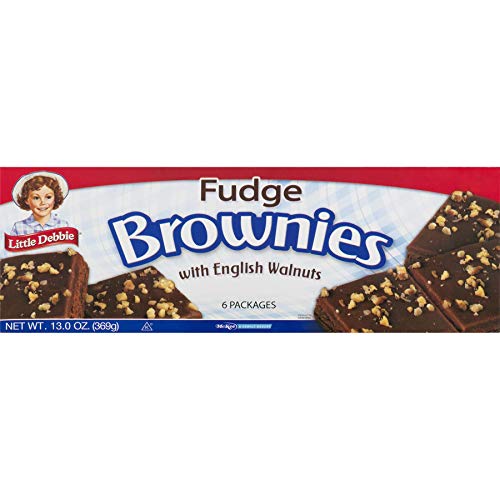 Little Debbie: Fudge Brownies with Walnuts 6/3 Oz. (3 Boxes)