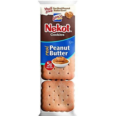 Lance Nekot Peanut Butter Cookie Sandwiches, 14 Ounce (Pack of 14)