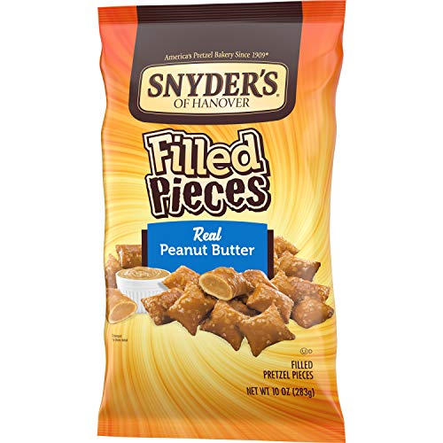 Snyder's Of Hanover Filled Pretzels, Peanut Butter, 10 Ounce (Pack of 4)