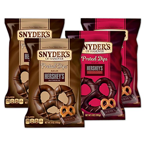 Snyder - Dark & Milk Choc Pretzels (4)