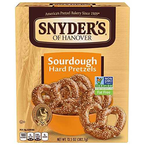 Snyder's of Hanover Pretzels, Sourdough Hard Pretzels, 13.5 Ounce Box
