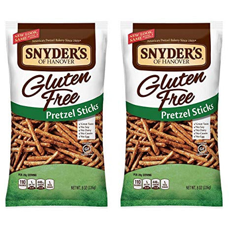 Snyder's of Hanover All Natural Gluten-Free Pretzel Sticks (Pack of 2)