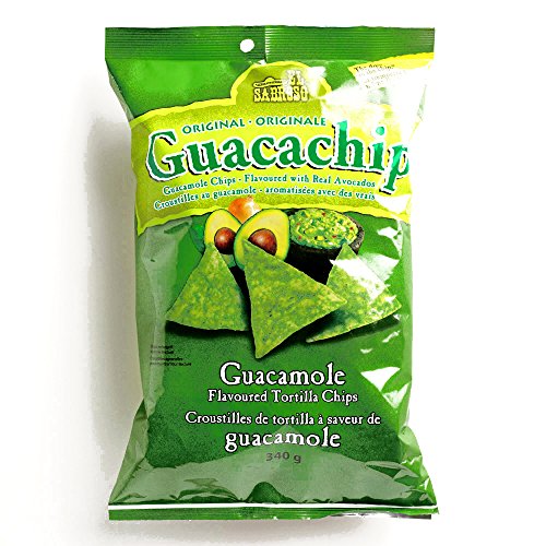 El Sabroso Guacachip Tortilla Chips 10 oz each (3 Items Per Order)