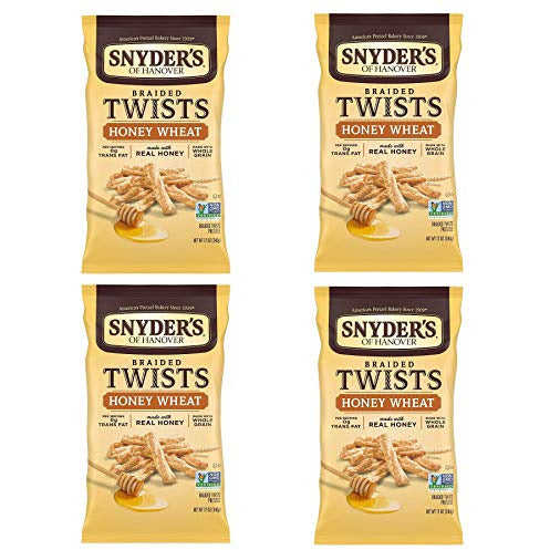 Snyder's Honey Wheat Braided Twists 12oz