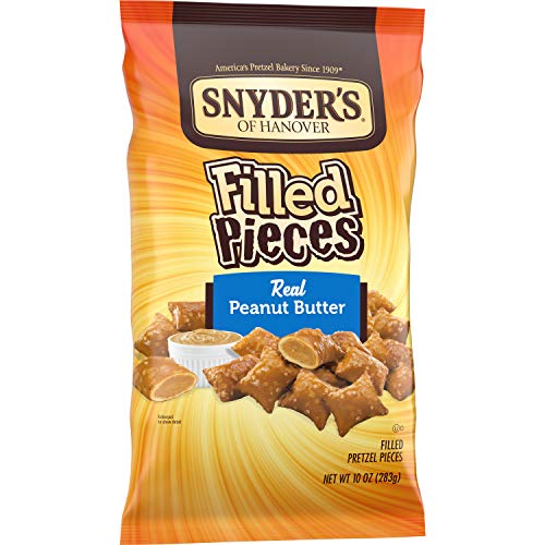 Snyder's Of Hanover Filled Pretzels, Peanut Butter, 10 Ounce (Pack of 4)