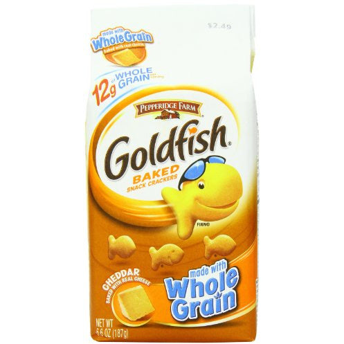 Pepperidge Farm Goldfish, Cheddar, 6.6 Ounce (Pack of 8)