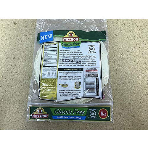 Mission Gluten Free Soft Taco Tortillas 10.5 Oz. / 6ct (Pack of 6)