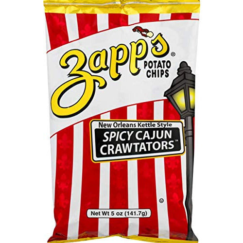 Zapp's Kettle Style Potato Chips - Cajun Crawtator Flavor - 5 Oz.