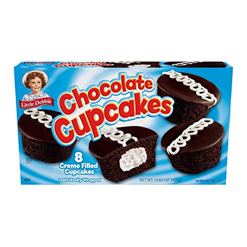 Little Debbie Chocolate Cupcakes 8 Creme Filled Cupcakes by Little Debbie