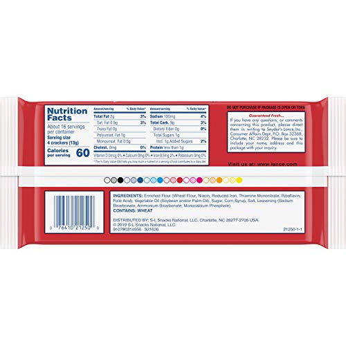 Lance Captain's Wafers Light And Buttery Crackers 7.33oz. (3 Pack)