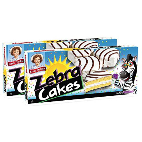 Little Debbie Snacks Zebra Cakes, 10-Count Box (Zebra Cake, 2)