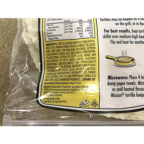 Mission Gluten Free Soft Taco Tortillas 10.5 Oz. / 6ct (Pack of 6)