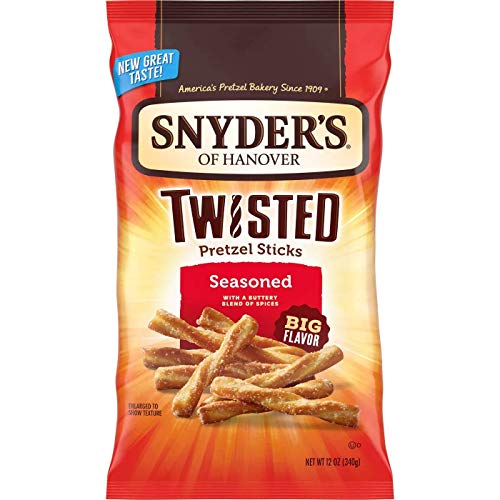 Snyder's of Hanover Seasoned Pretzel Twists- Four 12 oz. Bags