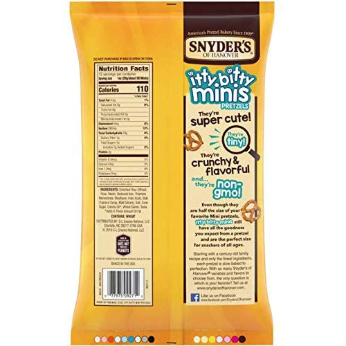 Snyder's Itty Bitty Mini Pretzels 12oz