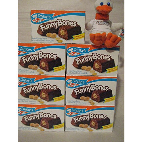 Drake's Lucky 7 Line! Seven Boxes of Funny Bones! 70 Drake's Funny Bones in All!