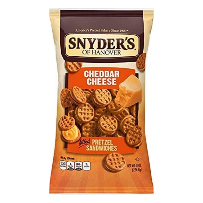 Snyder's of Hanover Pretzel Sandwiches - Cheddar Cheese - 8 oz - 2 pk